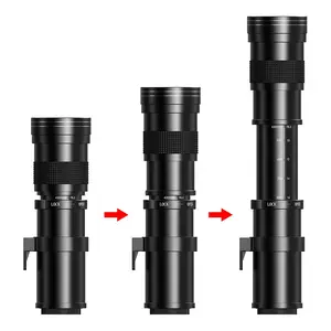 420-800mm Manual Aperture Zoom Photography Lens, Multi-Coupler Adapter, Multifunctional Manual Lens, F6.3-16 Camera Lens, Tripod Compatible, Optical Lens, Photography Equipment, High Definition Lens, Photography Tool