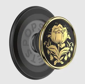 popsockets Enamel Rose Noir MagSafe PopGrip