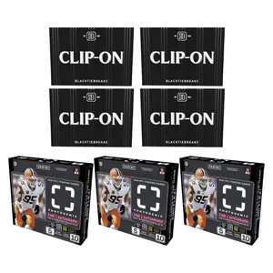 BREAK#132 SATURDAY 2025 Panini Photogenic Football Hobby (x3) + BlackTie Football Clip-on (x4) Pick Your Team (BS) 06/13/26 08:30 AM EST or RIP ON FILL