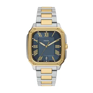 Fossil Men's Crosby Three-Hand Date Two-Tone Stainless Steel Watch