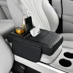 Car Center Console Armrest Pad, Multifunctional 4 in 1 Car Center Console Armrest Pad, Car Storage Bag, Car Interior Accessories, Car Armrest Box