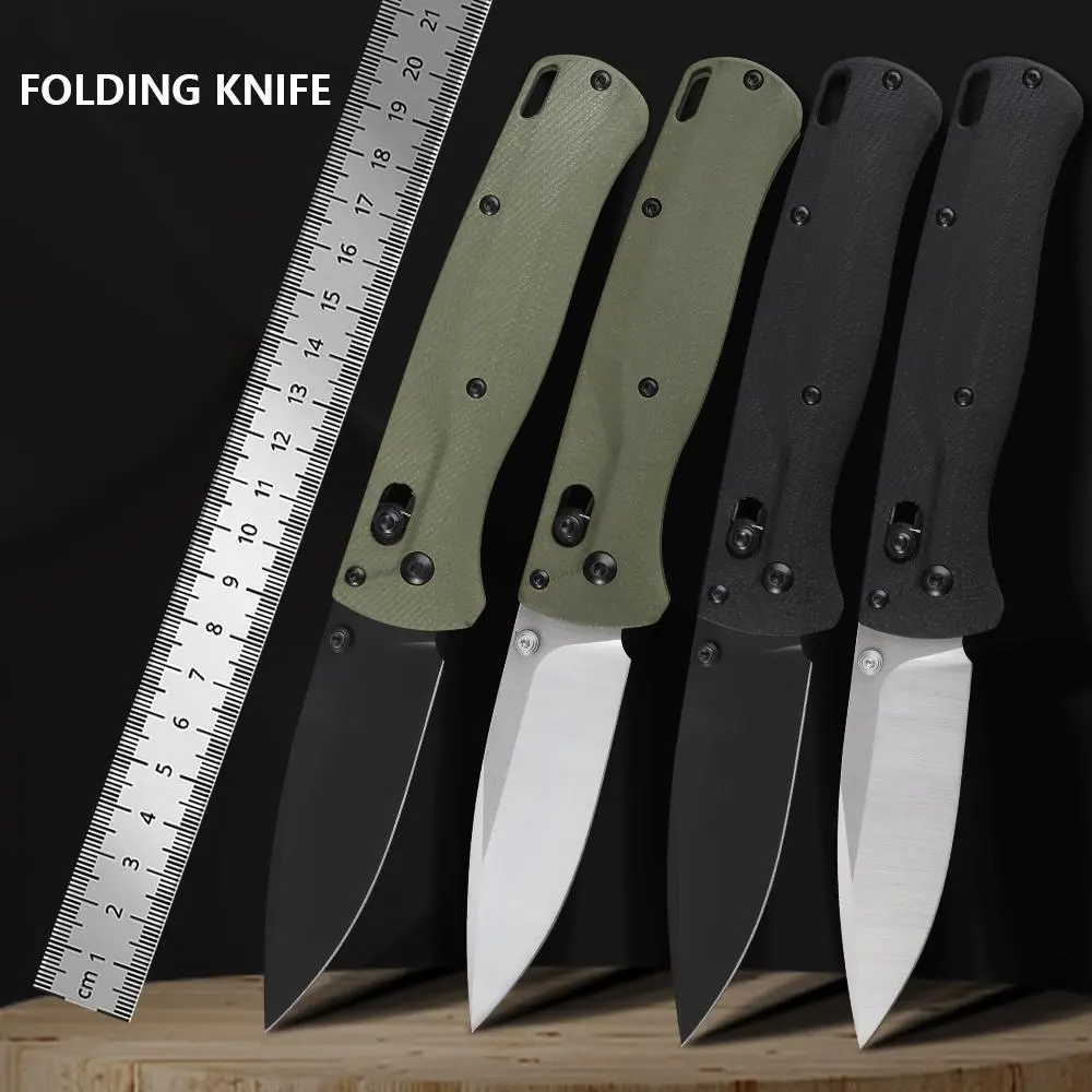 Outdoor Folding Pocket Knife with Durable G10 Handle - Practical Compact EDC Gear, Versatile Knives for Hiking, Everyday Carry Edc Items, Blade, Pocket Knives