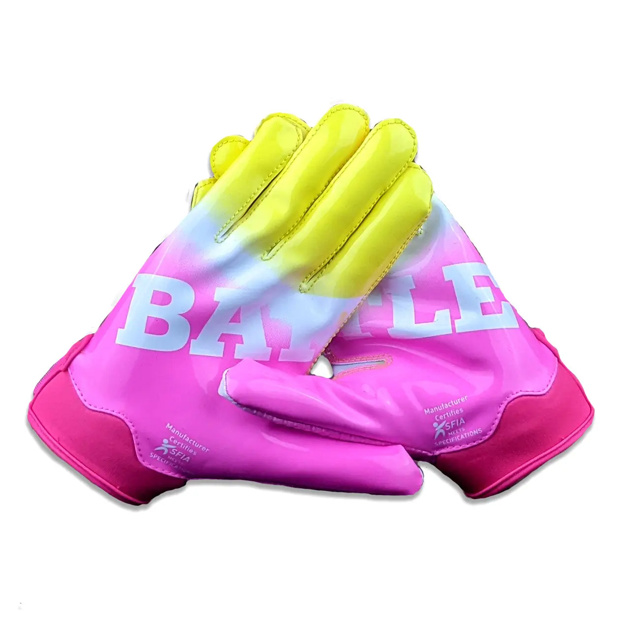 Gradient Doom Receiver Football Gloves