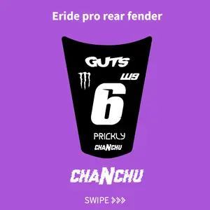 Customizable Eride Pro rear fender Decal