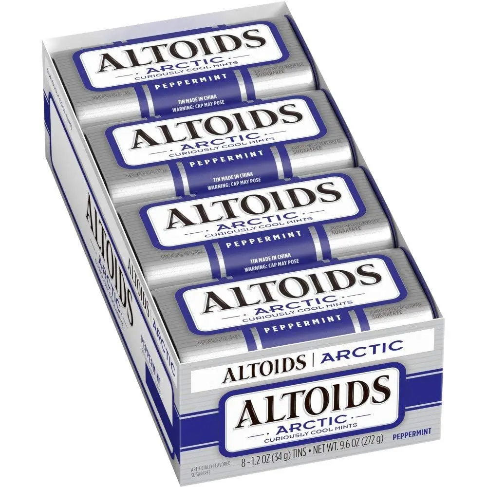 ALTOIDS Arctic Peppermint Breath Cool Mints 1.2 oz 8ct