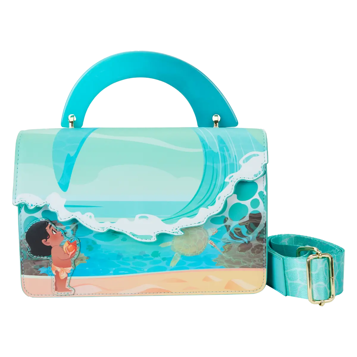 Young Moana Ocean Wave Crossbody Bag