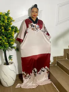 MAROON BLOSSOM KAFTAN