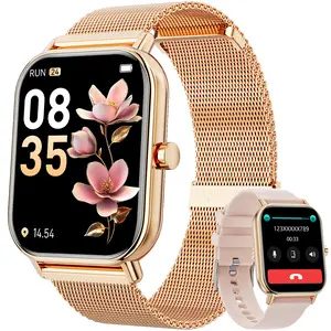 1.83" Smart Watch - Wearable Fitness Tracker Wristwatch with Heart Rate Monitor, IP67 Waterproof, 100+ Sports Modes, 7-Day Battery Life, Bluetooth Compatibility for Android iOS Devices (Mother's Day Gift)
