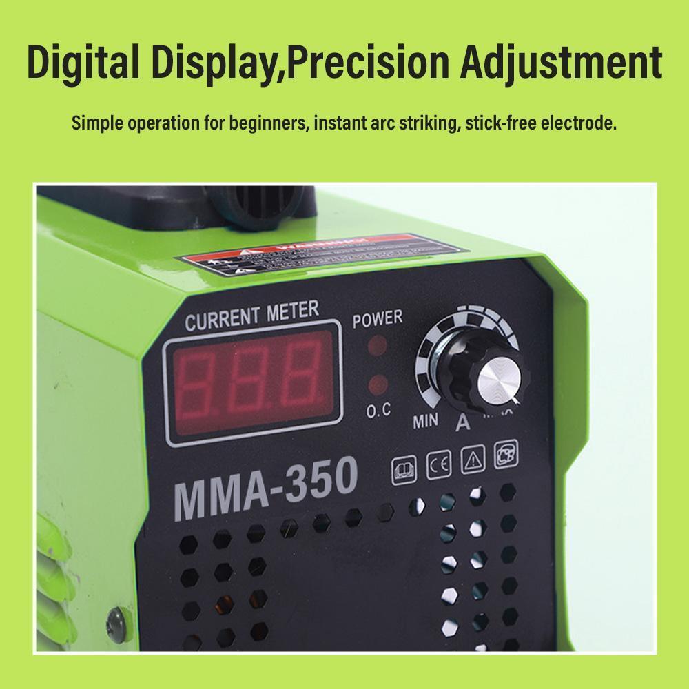 Portable 110V Stick Welder, IGBT Inverter Welding Machine with LCD Display, Auto Current Matching, Beginner Friendly Arc Welder Kit
