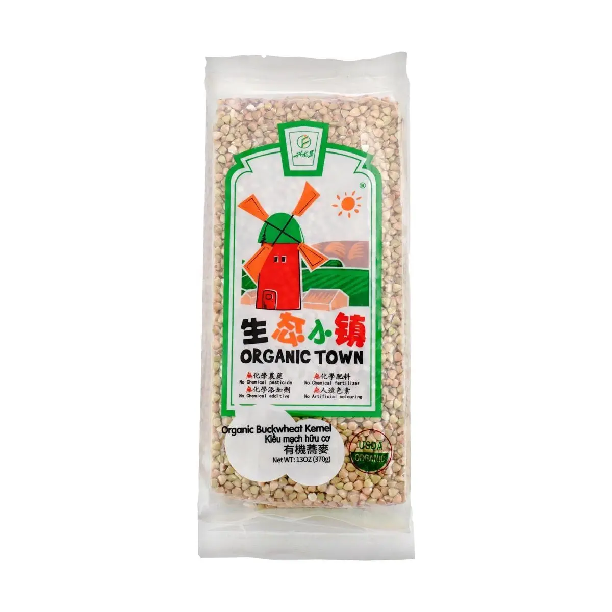 Green House Organic Buckwheat Groats 370g - Low GI Superfood for Healthy Cooking, Porridge & Rice Blends