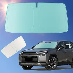 Latest windshield sunshade for car,Dual-layer fabric blocks UV rays,Blackout Privacy,Compatible for SUV and MPVs,Car Accessories,Greenish-white,Please specify the vehicle model, size, and color in the order notes.dirtbag hacky sacks