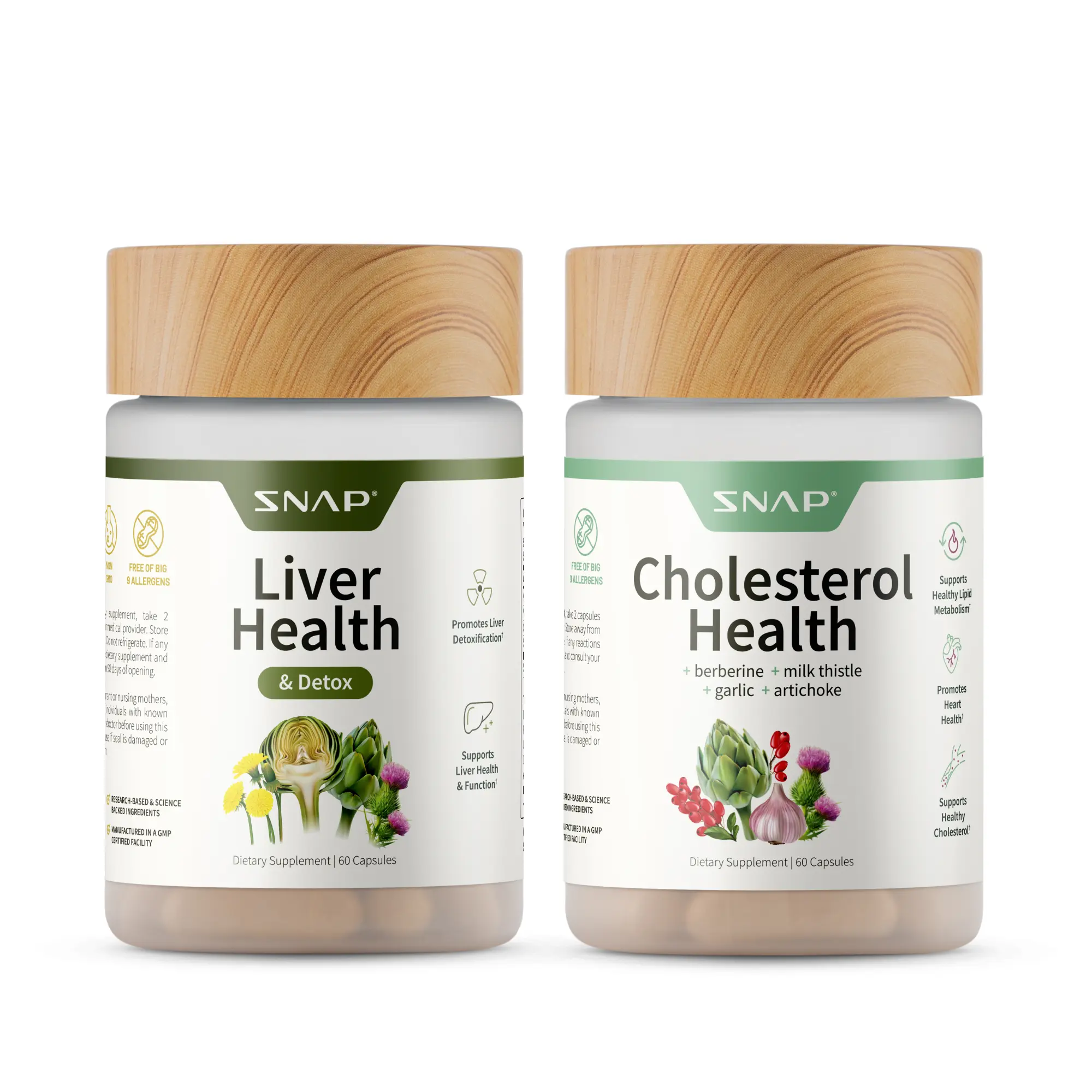 Snap Supplements - Cholesterol Health + Liver Health