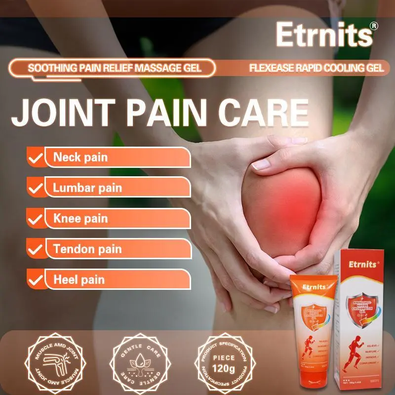 Etrnits Joint & Muscle Relief Cream 100g – Fast Soothing Gel for Knee ...