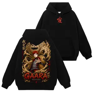 [Shinobi Shop] Limited Gaara Kazekage Jinchuriki Shukaku - Naruto Shippuden #256 Hoodie T-Shirt Sweatshirt, Retro Vintage Unisex Graphic 90s Cotton, Gift For Wibu, Anime Manga Y2K Streetwear