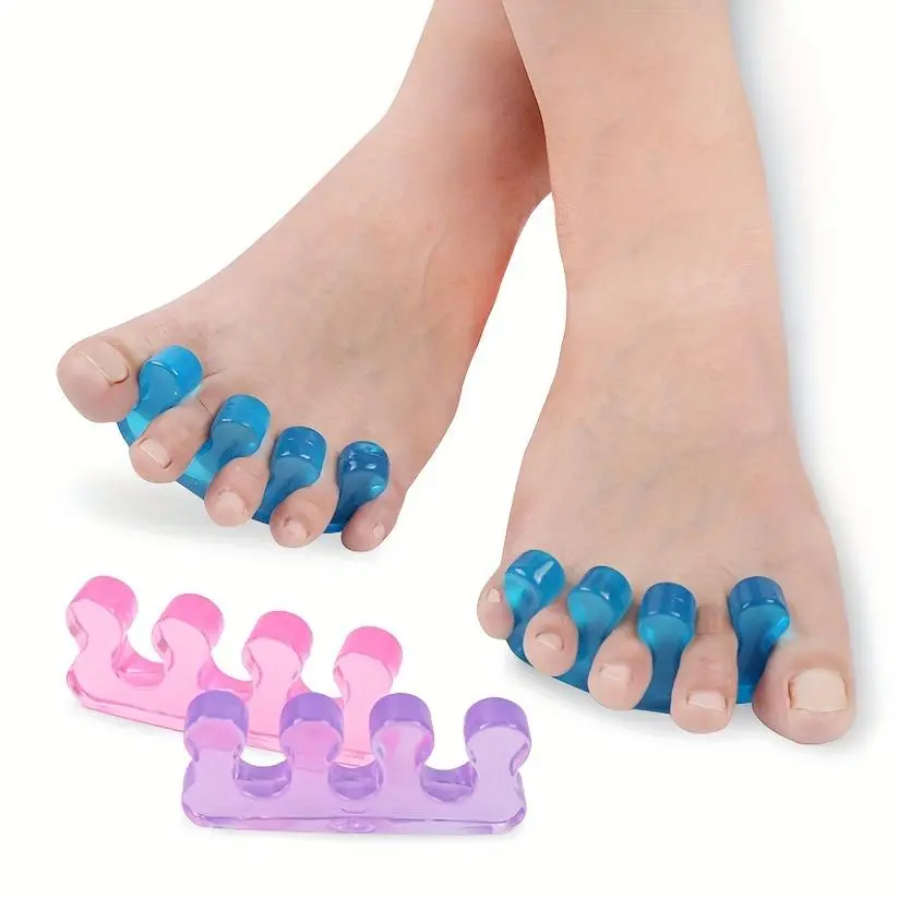 [Pedicure Toe Dividers for Spacing] Gel Toe Separators for Nail Polish - Pedicure Toe Dividers for Finger Tools - Perfect for Spacing Toenails and Enhancing Nail Polish Application - Nail Art Tools - DIY Pedicure