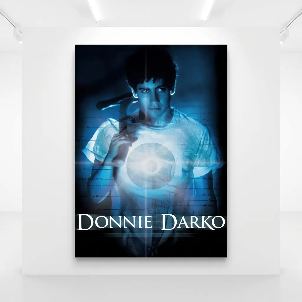 2001 Donnie Darko Cinematic Flair Giclée Print - Vibrant Movie Artwork, Decorative Home Decor Wall Display Piece