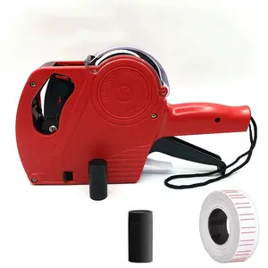 Mx-5500 8 Digit Price Label Gun Set with 500 Sticker Labels, Ideal for Office Retail Grocery Stores, Abs Material, No Ca Prop 65