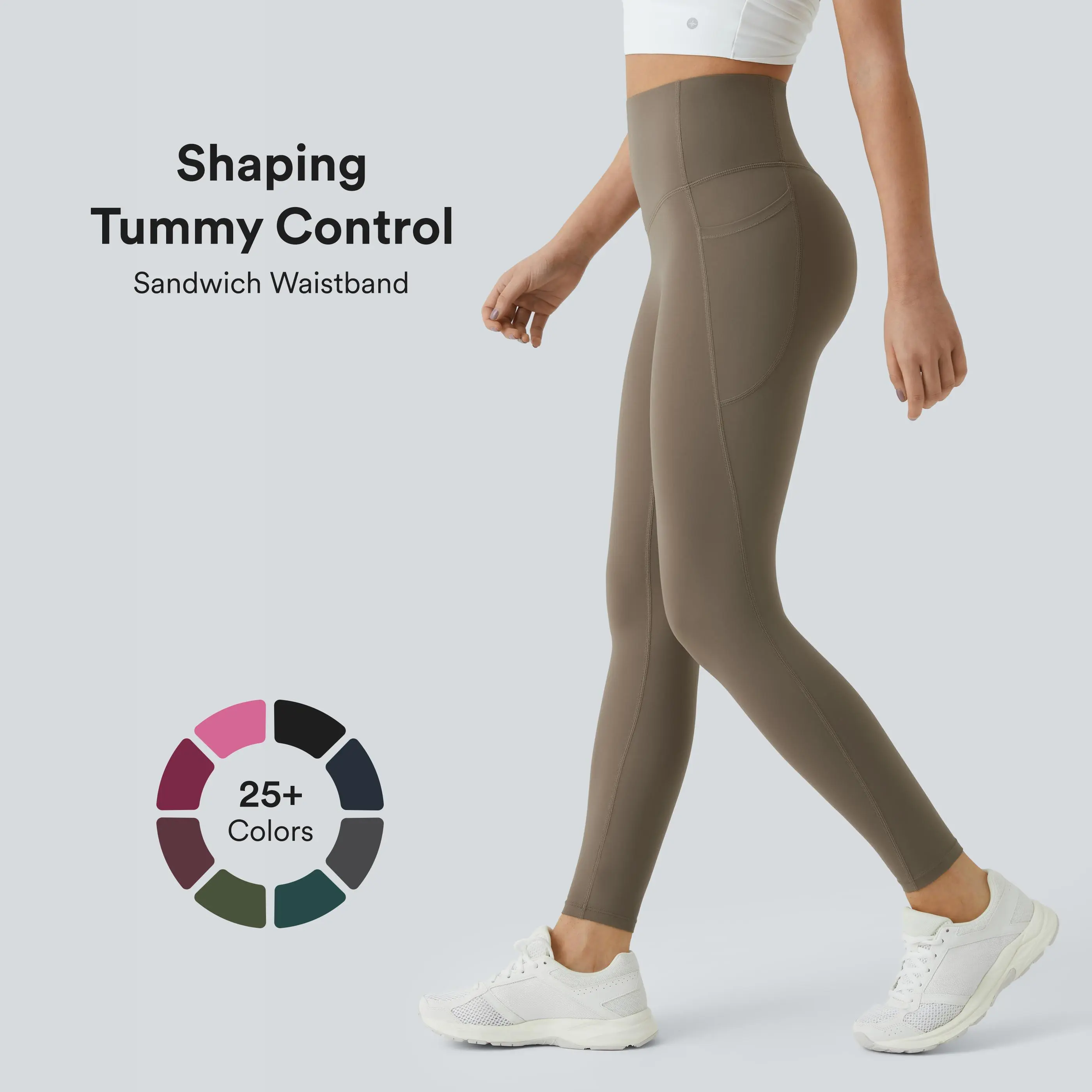 Halara UltraSculpt High Waisted Tummy Control Pocket Shaping Training Leggings Halara UltraSculpt High Waisted Tummy Control Pocket Shaping Training Leggings