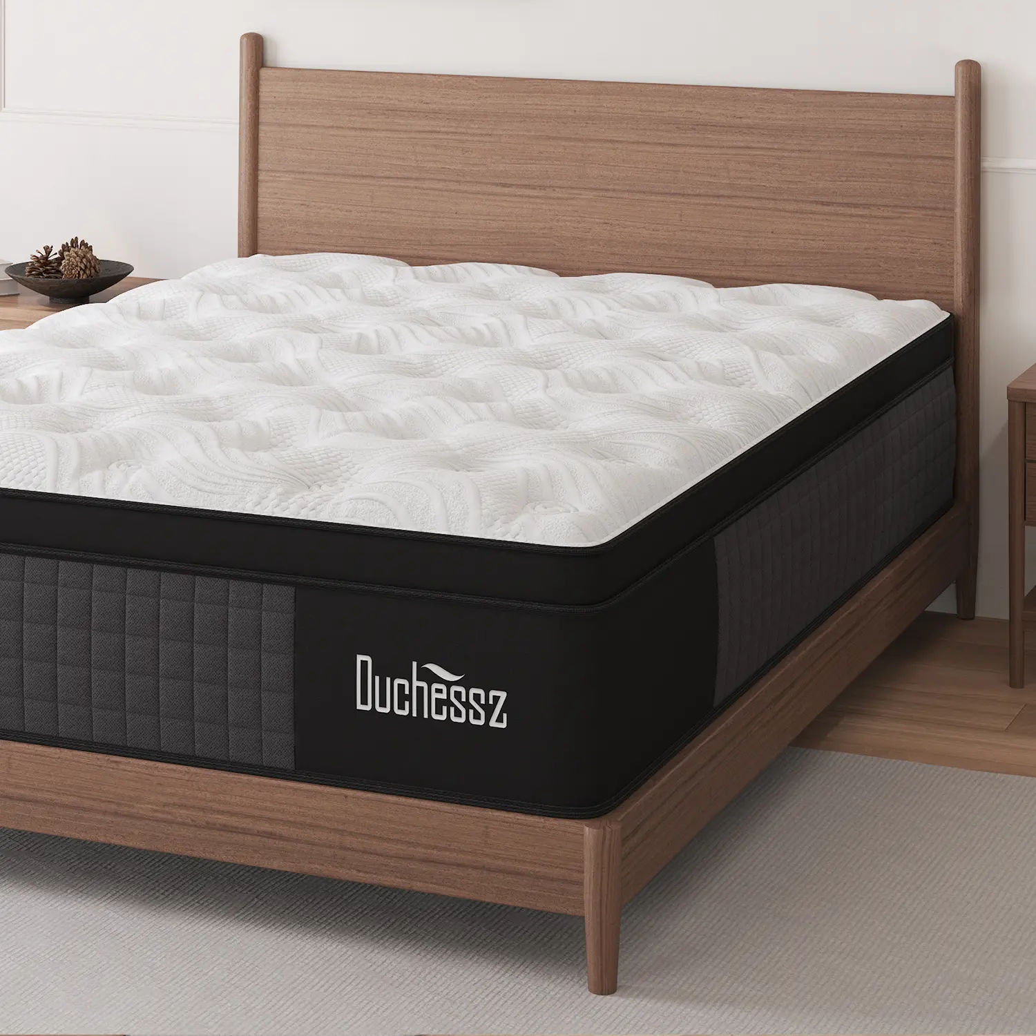 Twin Full Queen King Mattress, 10"12"14"  Hybrid Mattress Eurotop with Gel Memory Foam,Motion Isolation Individually Wrapped Pocket Coils Mattress,Breathable Comfort Mattress Pressure Relief