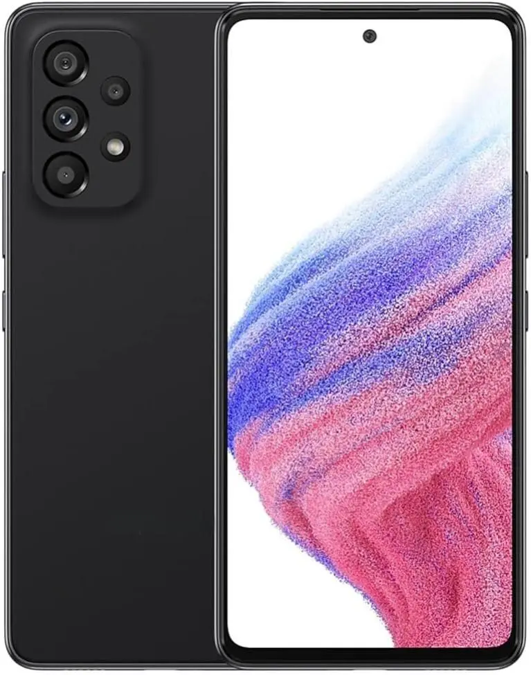 REFURBISHED Samsung Galaxy A53 5G Cellphone - Unlocked US Version Android Smartphone, 128GB Black, Excellent Condition with Camera, Streaming, Charging, Sim Compatibility