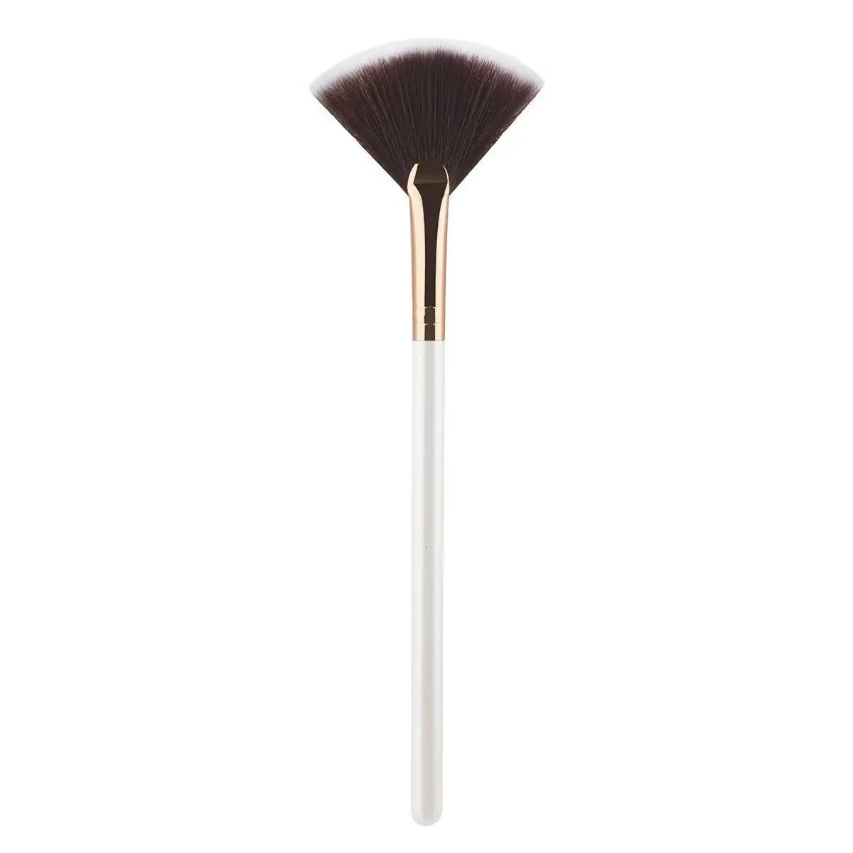 Ultra-Soft Fan Brush for Setting Powder, Loose Powder Brush, Highlighter Brush, Smooth Application, No Streaks, Ideal for Makeup Artists & Enthusiasts, Soft Makeup Brushes, Soft Cosmetic Brushes