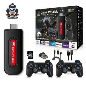 5G Android HDMI USB Mini Gaming Stick Dual System 3D 4k Idea Gaming 2.4G Wireless Dual Player Support 14 Simulators 40000 Games