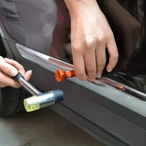 Rubber Hammer Flat Pen DIY Car Dent Repair Kit Durable Removal Tool Set Flexible Damage Fix Easy Use Ice Hail Injury Restoration Car Dent Remover
