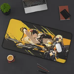 Trigger Mousepad | Zenless Zone Zero Desk Mat | Obol Squad Deskmat |  Anime & ZZZ Gamers | Large Gaming Mat for Desk Setup
