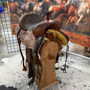 Used Laredo Barrel Saddle, 15" Seat