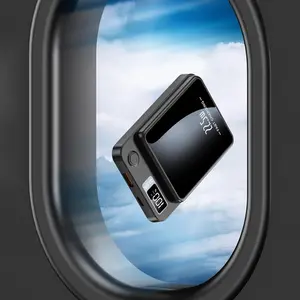 Magnetic Wireless Power Bank 10000mAh, Magnetic Wireless Charging for iPhone 17/16/15/14/13/12 series, 22.5W Portable Charger 20W PD USB-C Battery Pack with LED Display for iPhone, iPad, Samsung etc