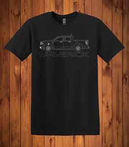 Ford Maverick 22-24 - Outline T-Shirt - Retro Car Culture Graphic Shirt – Cool Oversized Vintage Top