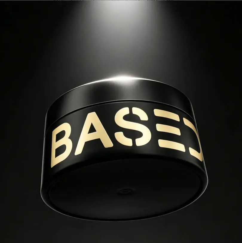 BASED Pomade Hair Styling Cream 3.04oz | Medium Hold & Natural Shine | Texturizing Hair Wax for Men | Frizz Control Styling | Daily Grooming Essential