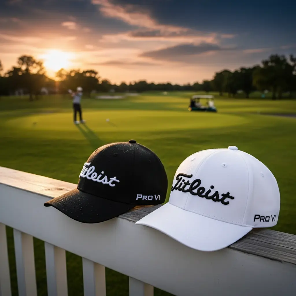 [Pack 2] Titleist Tour Performance Golf Cap Adjustable Golf Hat for Men & Women, Lightweight Sun Protection, Breathable Baseball Cap for Golf, Outdoor & Everyday Wear