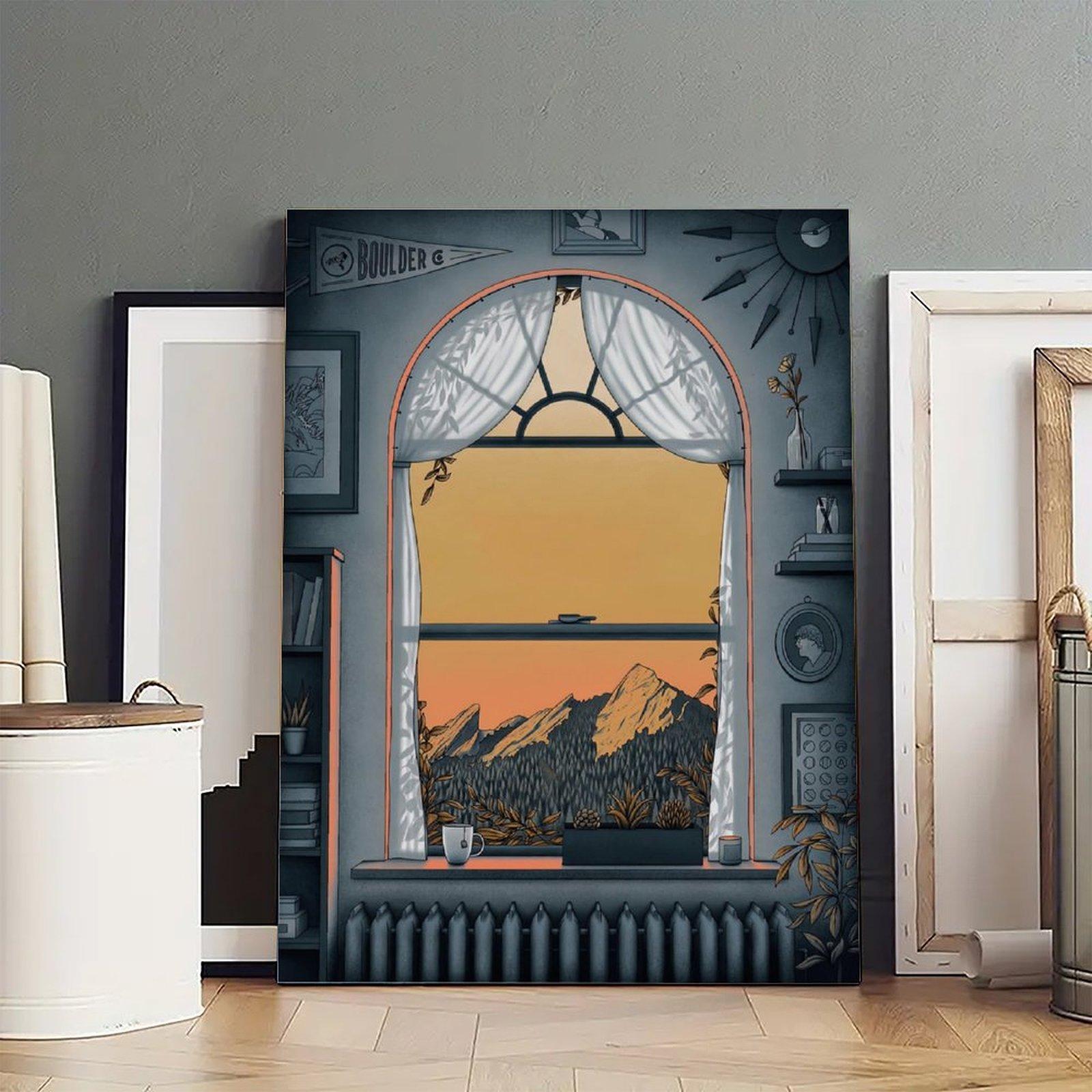 Gig Poster Vintage Poster Art Poster Decorative Painting Canvas Wall Art Picture Print Modern Family Bedroom Decor