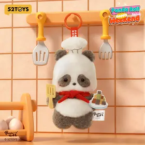 52TOYS Panda Roll Happy Weekend Series Stuffed Toy, Kawaii Look Collectible Item, Creative Gift for Birthday Parties, Toys for Room & Desktop Decor