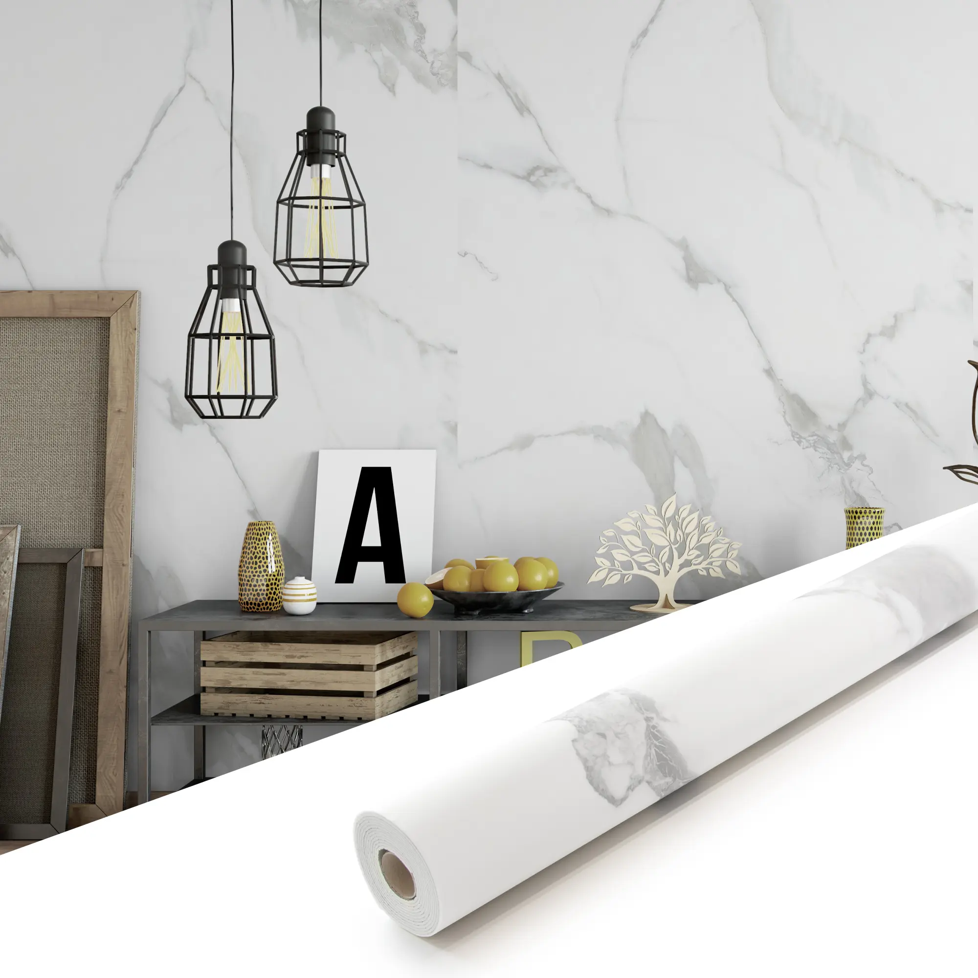 Matte Carrara White