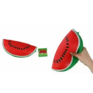 Keycraft WATERMELON SLICE JUMBO SUPER SOFT Squishy SUMMER FRUIT Squishies Sensory Viral FIVE BELOW RARE Toy