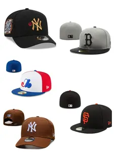 MLB Snapback Hat New York Yankees LA Dodgers Adjustable Flat Brim Baseball Cap
