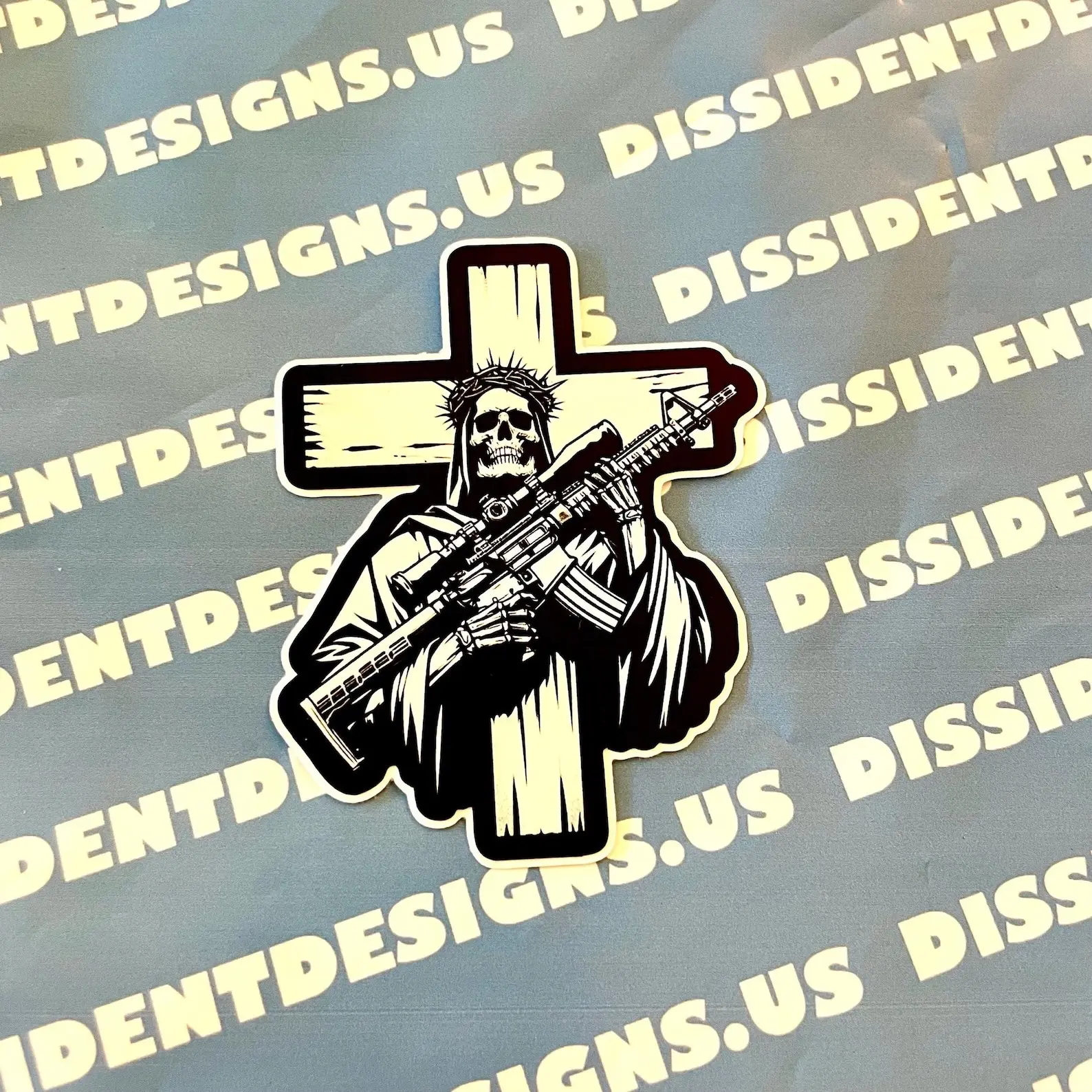Requiem for the Redeemer, Hard Hat Sticker, Bue Collar Sticker, Construction Sticker, Hard hat stickers, lunchbox sticker