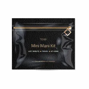 Mini Mani Kit – Disposable Manicure Set (Black Purse)