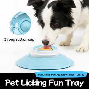 Best-selling slow-feeding dog bowl with liquid treats, anti-slip design, bone broth flavor, pet nutritional supplement toy