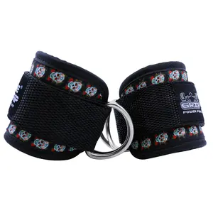 Coco Ankle Straps for Cable Machines Double D-Ring Adjustable Neoprene Premium Cuffs to Enhance Legs, Abs & Glutes For Men & Women