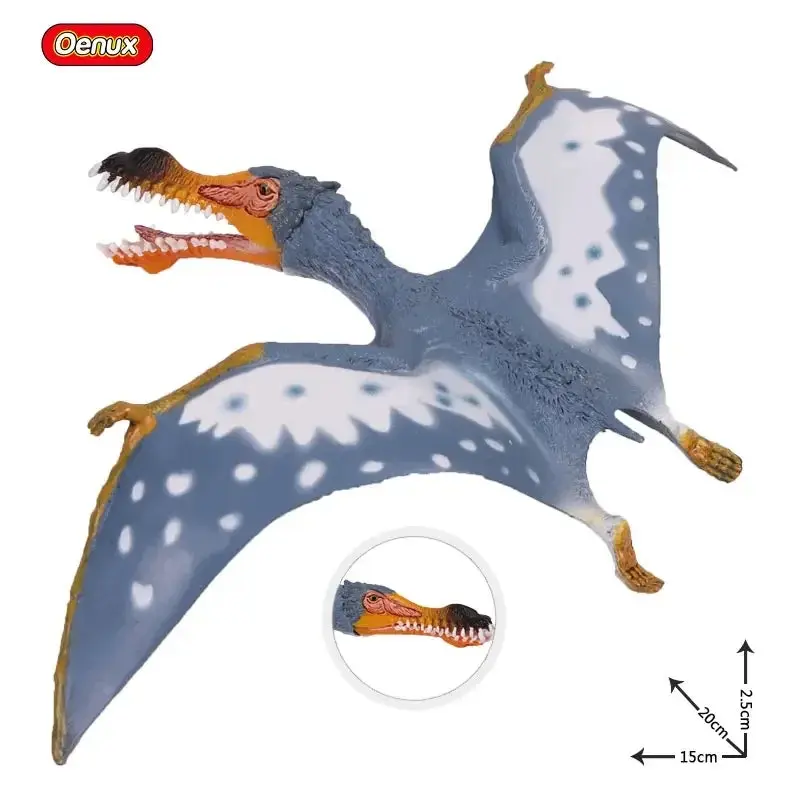 Prehistoric Jurassic Dinosaurs World Pterodactyl Saichania Animals Model Action Figures PVC High Quality Toy for Kids Gift