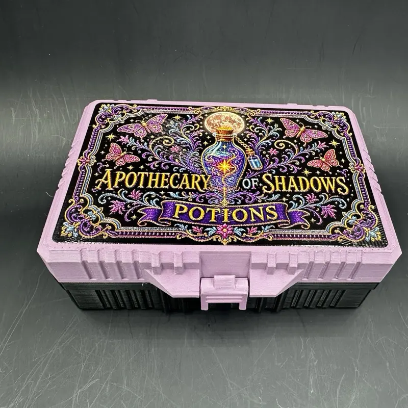 Handmade Halloween Apothecary of Shadows Potion Box