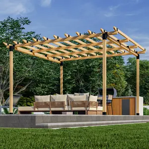 Kit for a Pergola on Back Patio