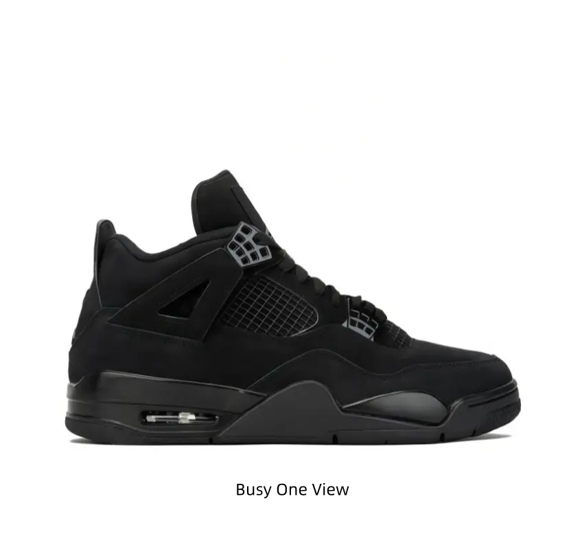 All black suede high top basketball sneakers full mesh panels visible air cushion street casual kicks
