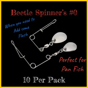 Upper Deck Fishing Beetle Spinner - High-Quality Blades for Catching More Fish