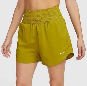 WOMENS NIKE DRI-FIT ONE ULTRA HIGH-WAISTED SHORTS Yellow