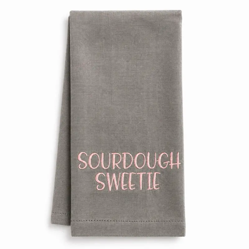 Sourdough Sweetie Embroidered Hand Towel