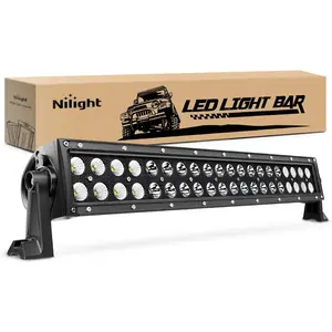Nilight - NI07B-120W 22" 120w LED Light Bar Flood Spot Combo Driving Lights Fog Lamp off road led lights for SUV ATV Truck 4x4